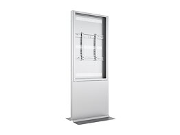 M Pro Series Enclosure 55” Totem Covered Floorbase White