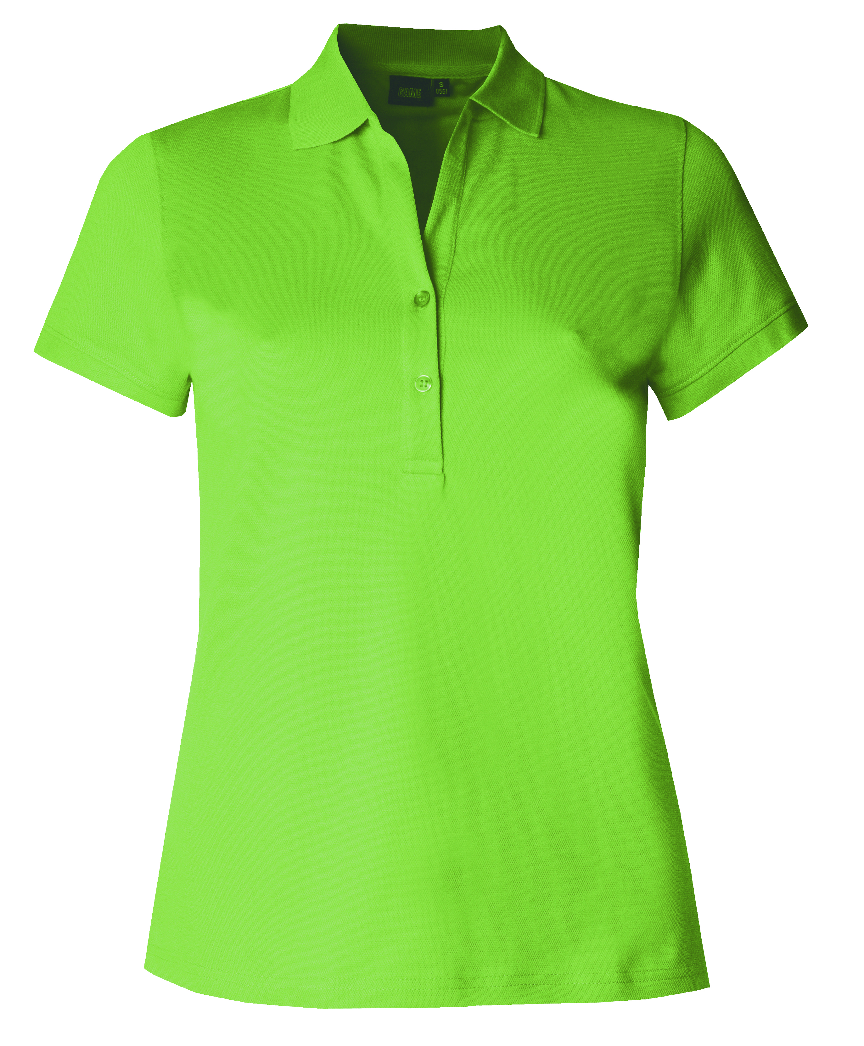 Piké v-hals dam - Lime 