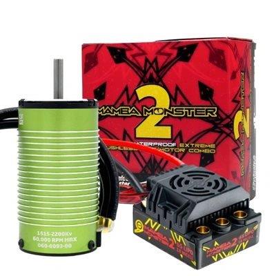 Castle MAMBA MONSTER-2 1:8 25V WP ESC & 1515-2200KV V2 Sensor Motor