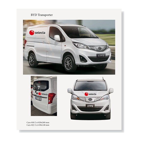 Komplett bildekor till BYD Transporter