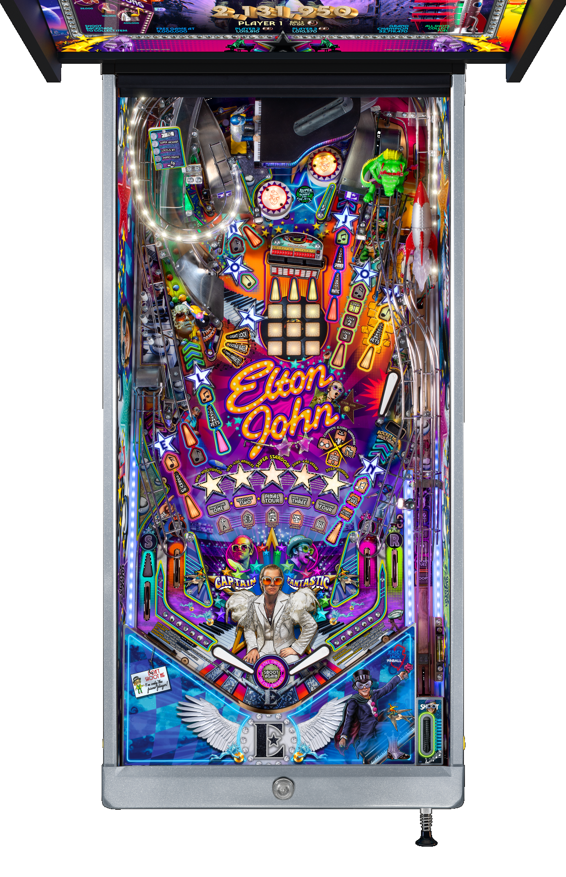 Elton John Platinum Edition - Jersey Jack Pinball  - Kontakta oss för tillgänglighet - 3
