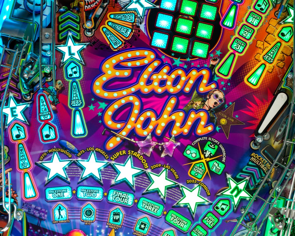 Elton John Platinum Edition - Jersey Jack Pinball  - Kontakta oss för tillgänglighet - 12