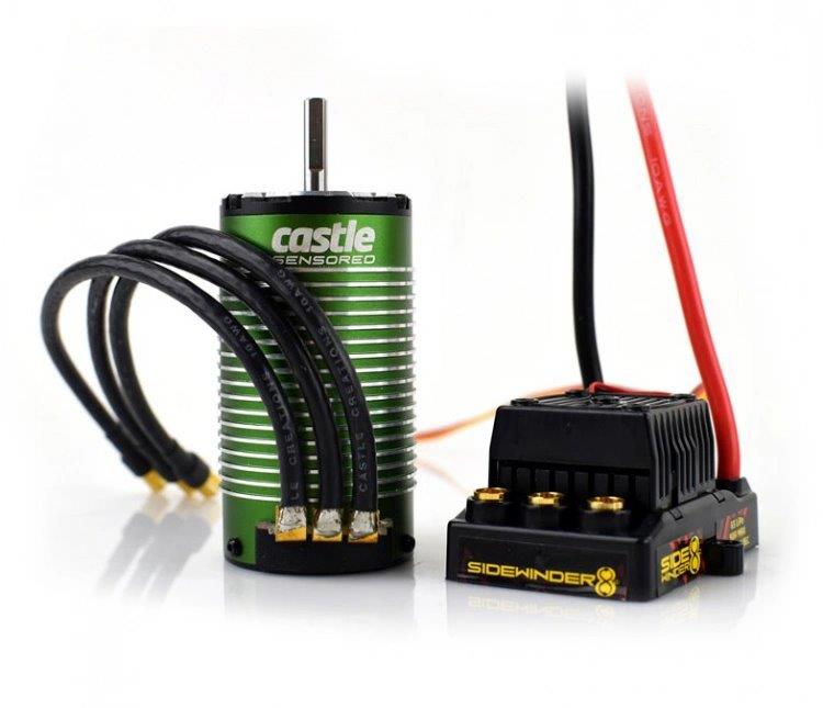Castle Sidewinder 8th ESC & Castle 1515-2200KV V2 Sensormotor
