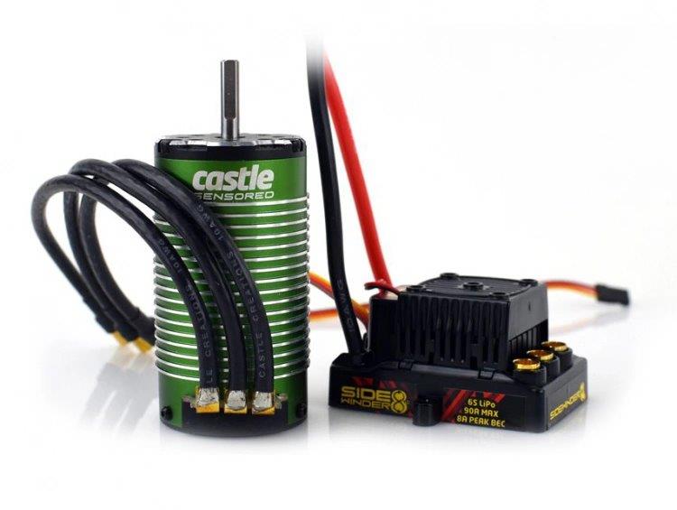 Castle Sidewinder 8th ESC & Castle 1515-2200KV V2 Sensormotor - 2