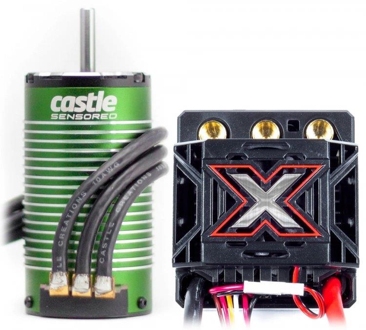 Castle Mamba Monster X ESC Combo med 1512-1800KV Sensormotor