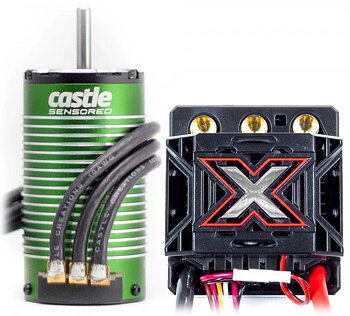 Castle Mamba Monster X ESC Combo med 1512-1800KV Sensormotor