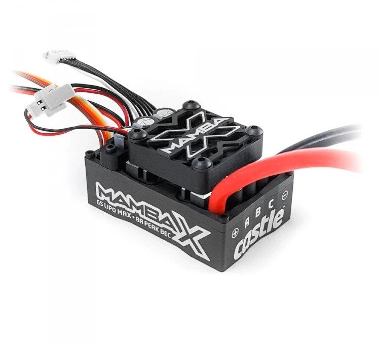 Castle MAMBA X Sensor ESC 25,2V WP och 1406-5700KV Combo - 10