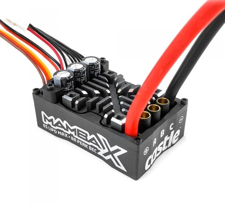 Castle MAMBA X Sensor ESC 25,2V WP och 1406-7700KV Combo - 3