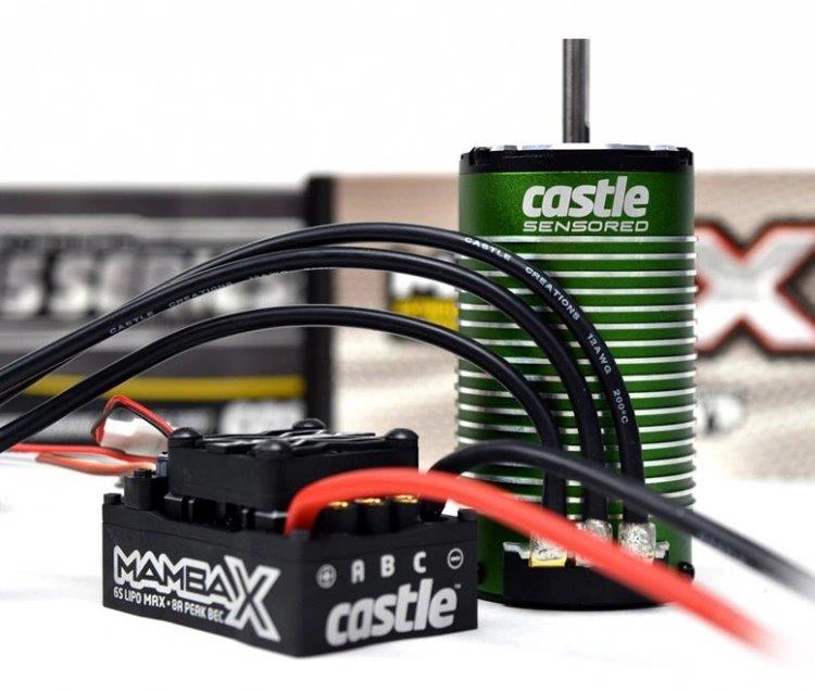 Castle MAMBA X Sensor ESC 25,2V WP, 1515-2200KV Combo E-Buggy
