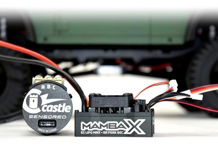 Castle MAMBA X Sensor ESC 25,2V WP, 1406-2280KV Combo Crawler - 3