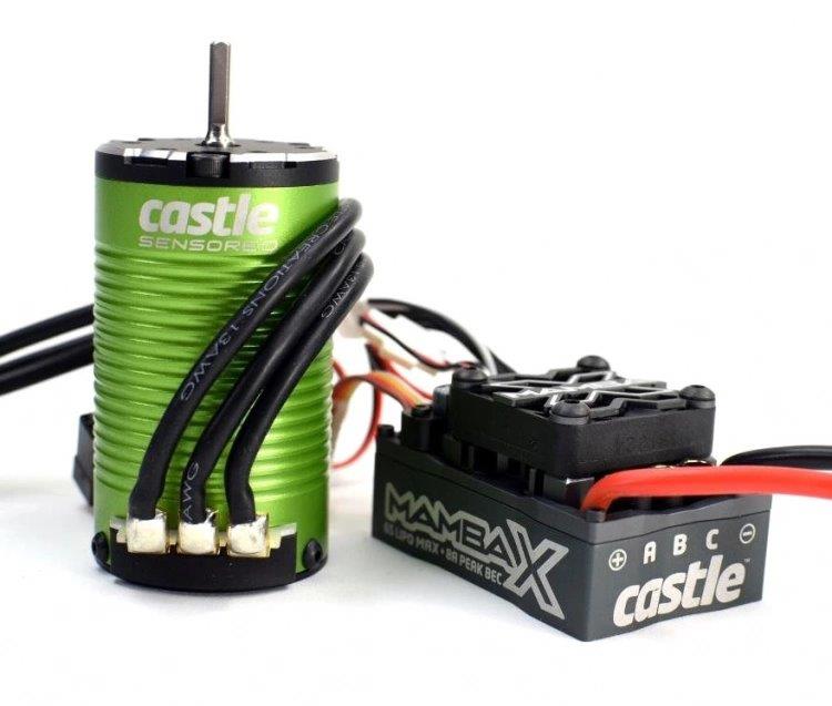 Castle MAMBA X SCT Sensor WP ESC 25,2v och 1412-3200KV Combo