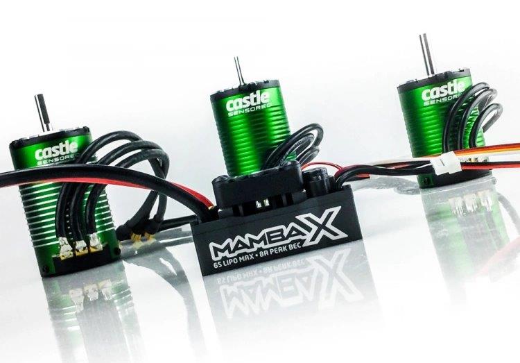 Castle Mamba X SCT ESC Combo med 1415-2400KV Sensormotor - 13