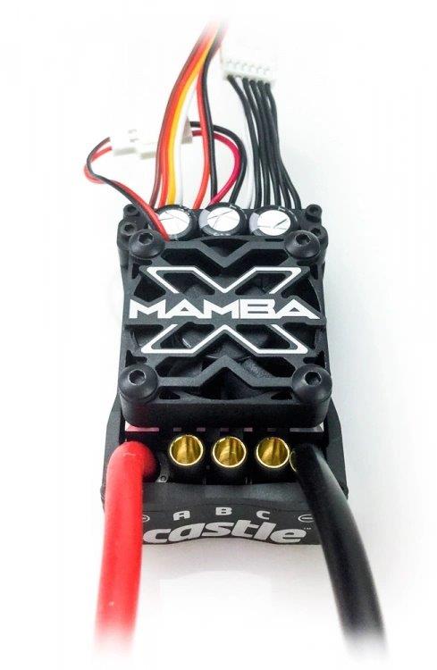 Castle Mamba X SCT ESC Combo med 1415-2400KV Sensormotor - 9