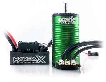Castle Mamba X SCT ESC Combo med 1415-2400KV Sensormotor