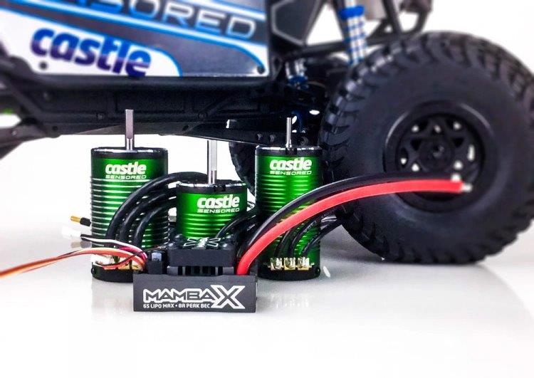 Castle Mamba X SCT ESC Combo med 1415-2400KV Sensormotor - 14