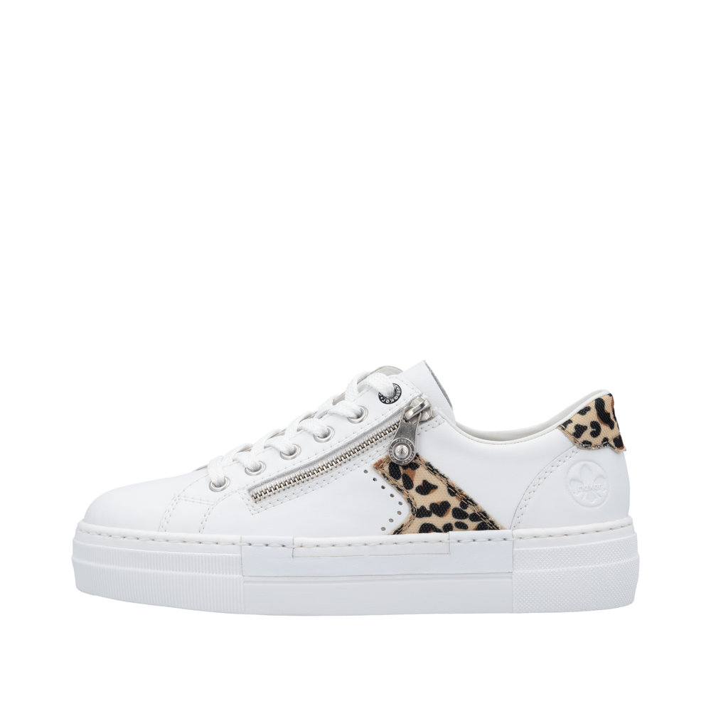 Rieker Damsneaker White/Multi - 5