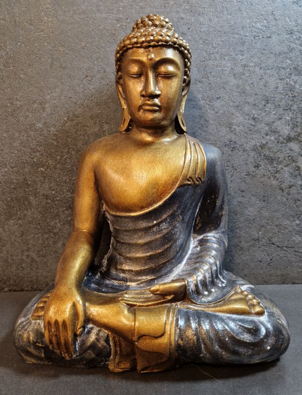 Buddha Staty - 30cm, två färger - 2