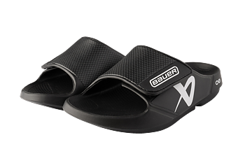 BAUER OOFOS SPORT FLEX SLIDE BLACK S25