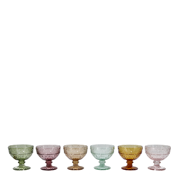 Saint-Émilion Glas m. mönster - 6 pack.