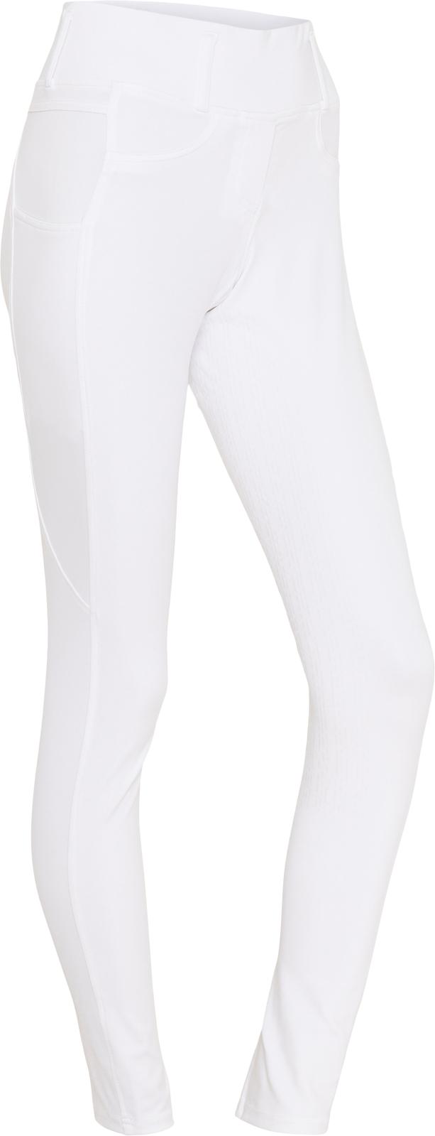 Equipage Kalea fullgrip stevne tights hvit barn og voksen 140-2XL - 6
