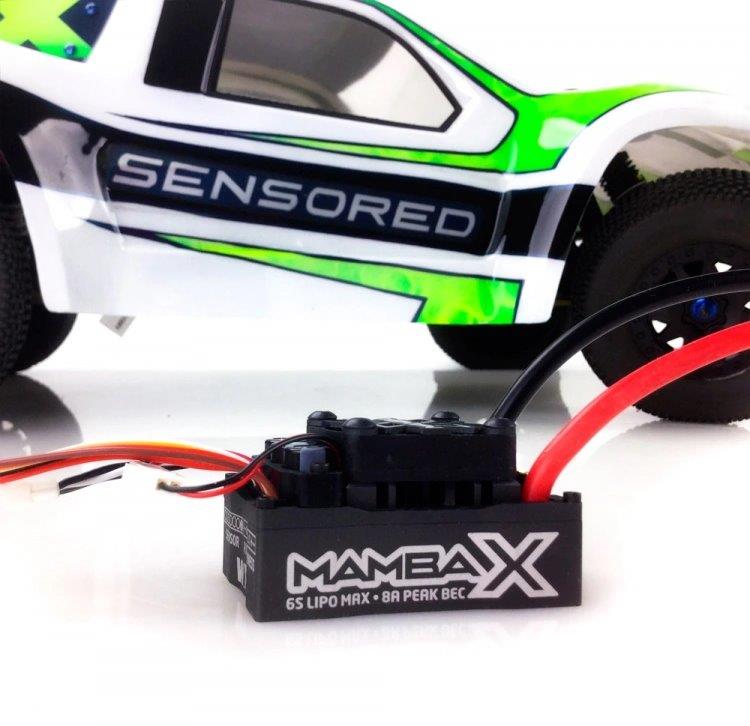 Castle Mamba X SCT ESC Combo med 1415-2400KV 5mm Sensormotor - 20