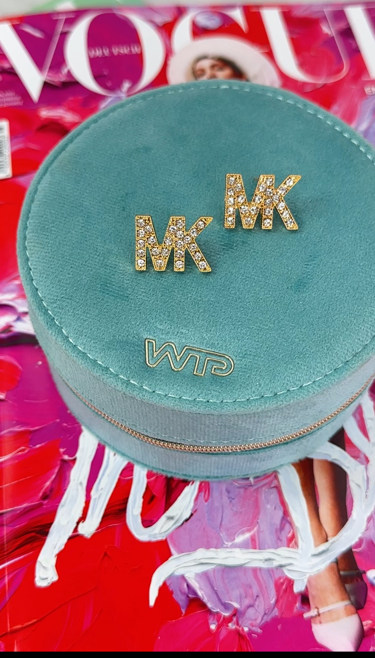 Earrings MK Designer Gold - 2