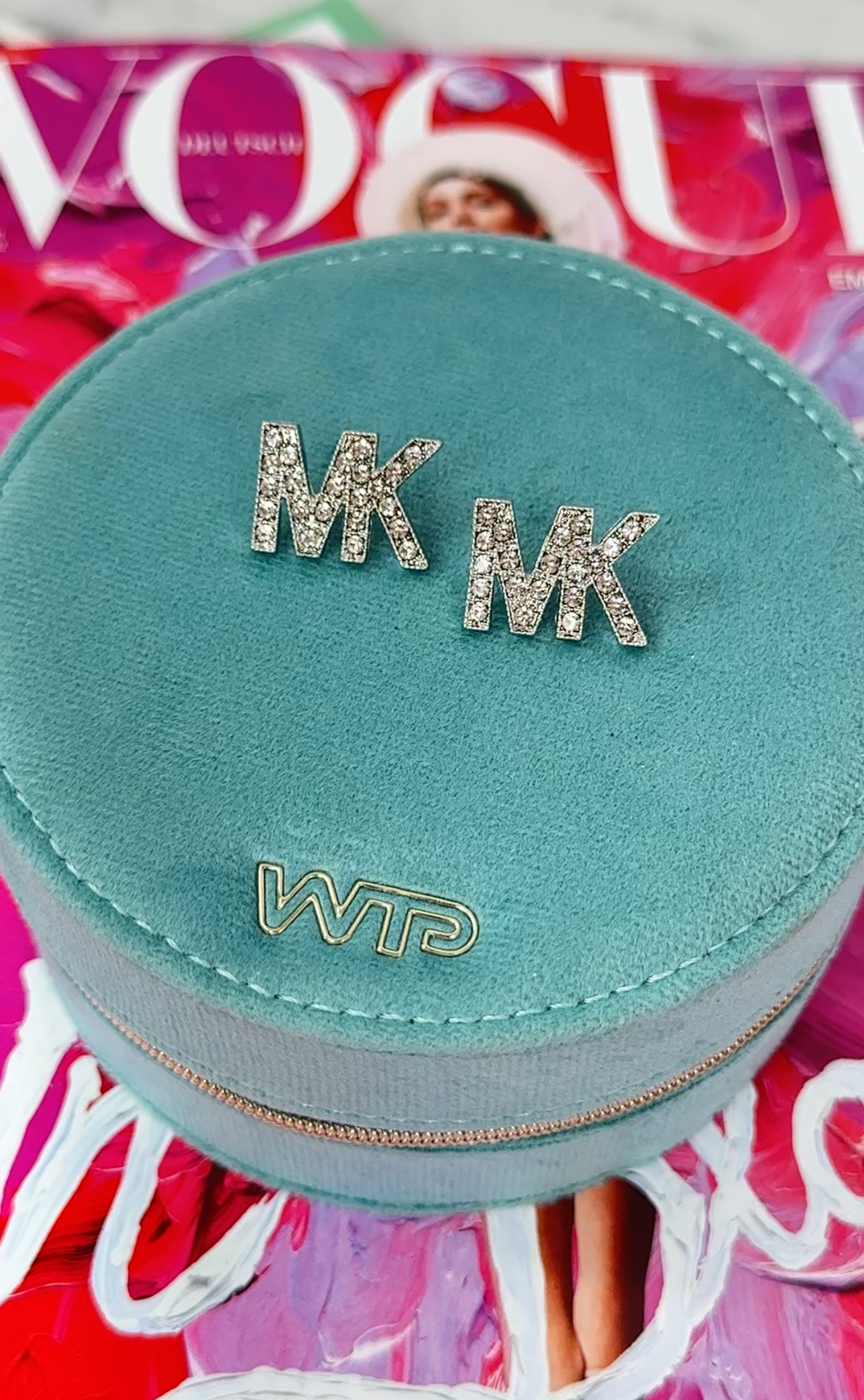 Earrings MK Designer Silver - 2