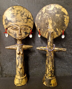 Ashanti Akwaba Trä Staty  - 40cm