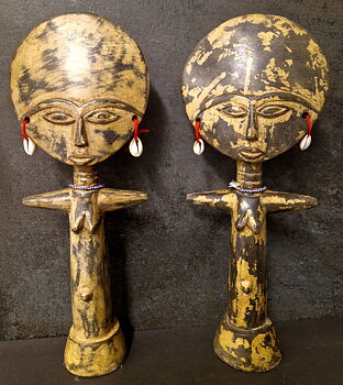 Ashanti Akwaba Trä Staty  - 40cm