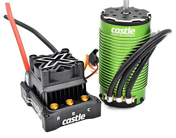 Castle Mamba Monster X 8S 33,6V 1717-1650KV Sensor Combo