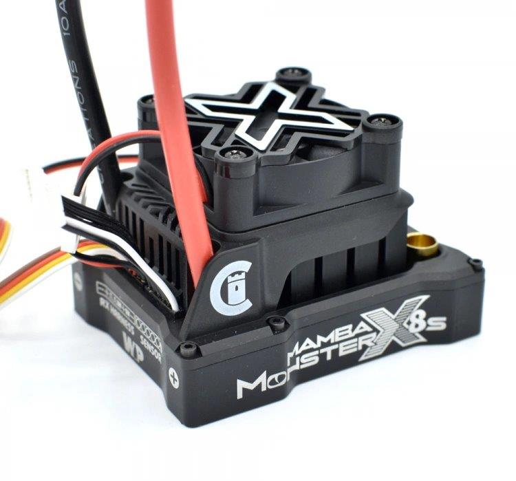 Castle Mamba Monster X 8S 33,6V 1717-1650KV Sensor Combo - 7