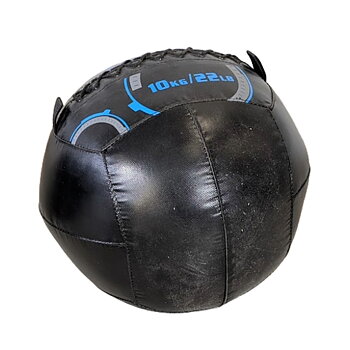Wall Ball 10 kg Svart/Blå OK *Fyndvara*