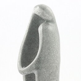 Hans Stangl (1953) Modern Couple Figurine with Craquelé Glaze 26 cm