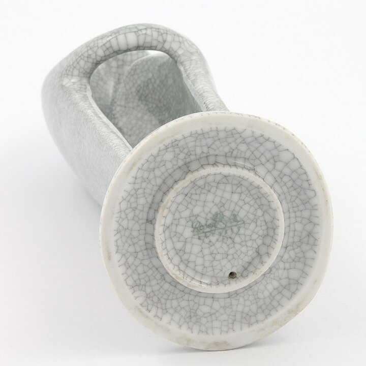 Hans Stangl (1953) Modern Couple Figurine with Craquelé Glaze 26 cm