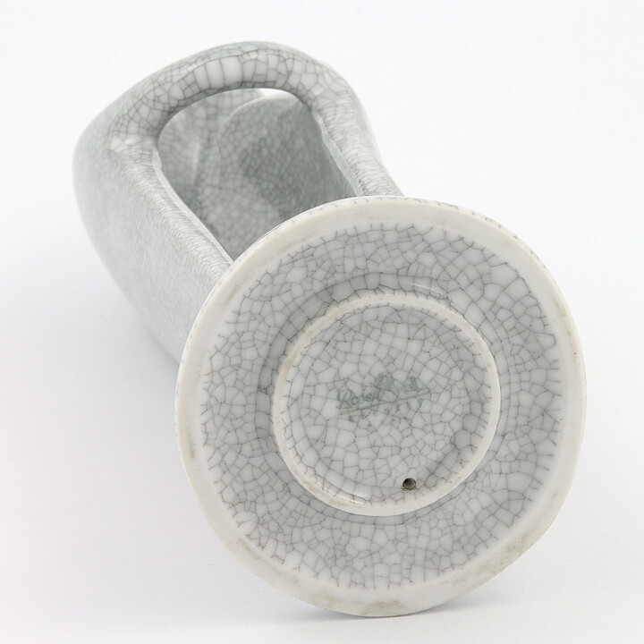 ハンス・シュタングル  カップルのフィギュア  ひび割れ釉薬  26cm  1953年