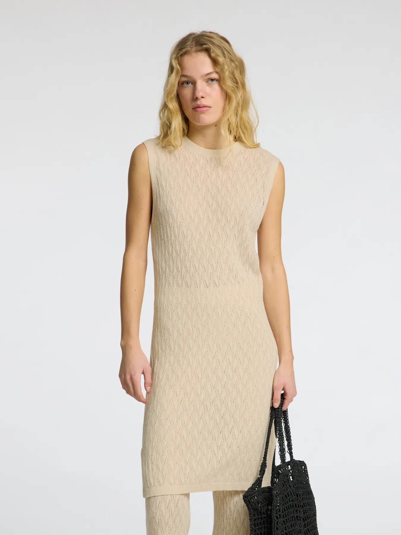 SLFAGNY SL KNIT DRESS Birch - 4