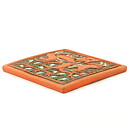 トーマス・ヘルストローム  馬と鳥の陶板  25cm  1960年代