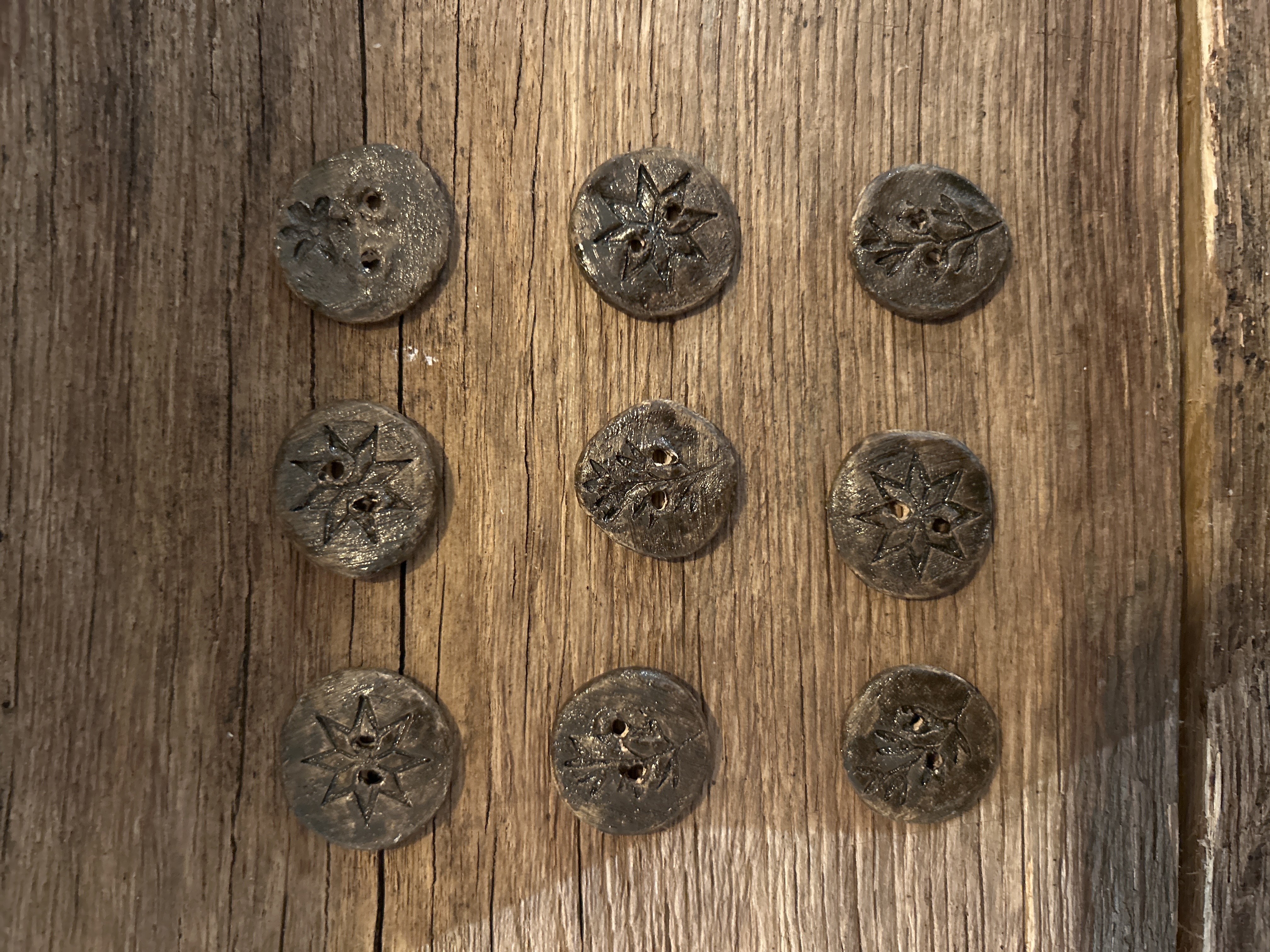 Ceramic button