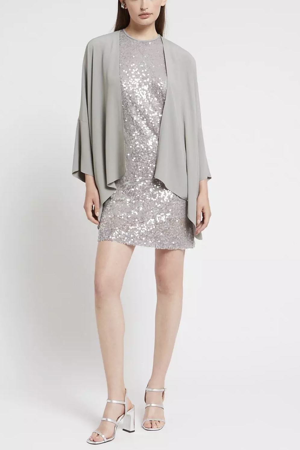 OttodÁme - Silk Blend Kimono Jacket Mint - 3