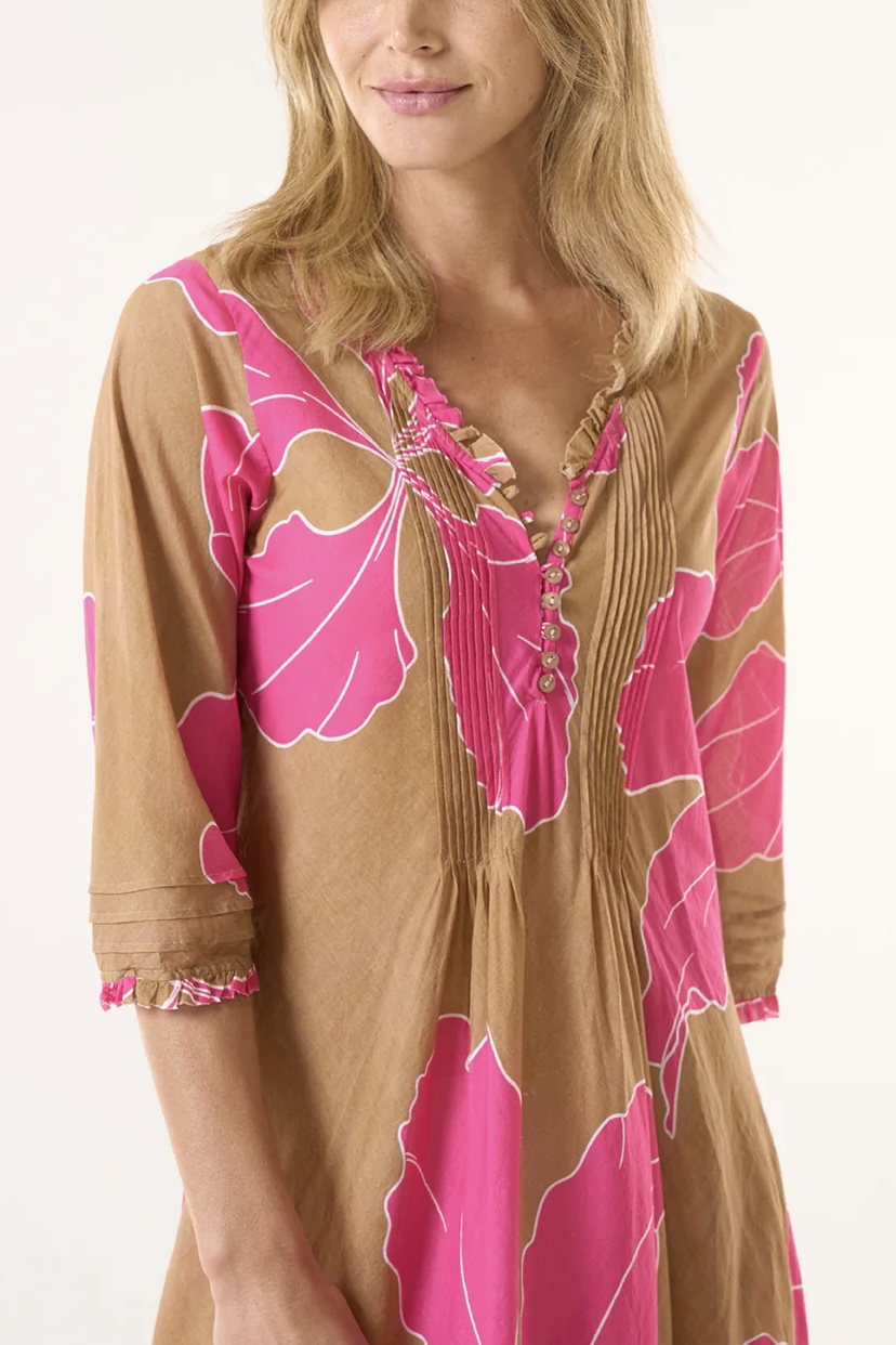 One Season - Long Poppy Cadaques Pink Cotton Pink - 3