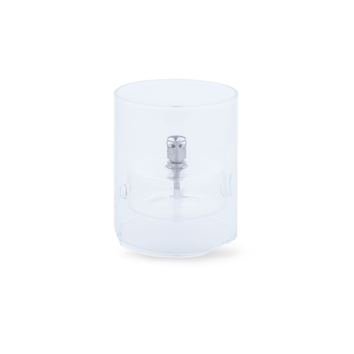 Oljelampa Windshelter Disc Clear chrome S