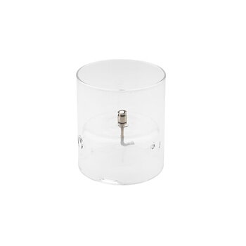 Peri Living Oil Lamp Windshelter Disc Clear Chrome M