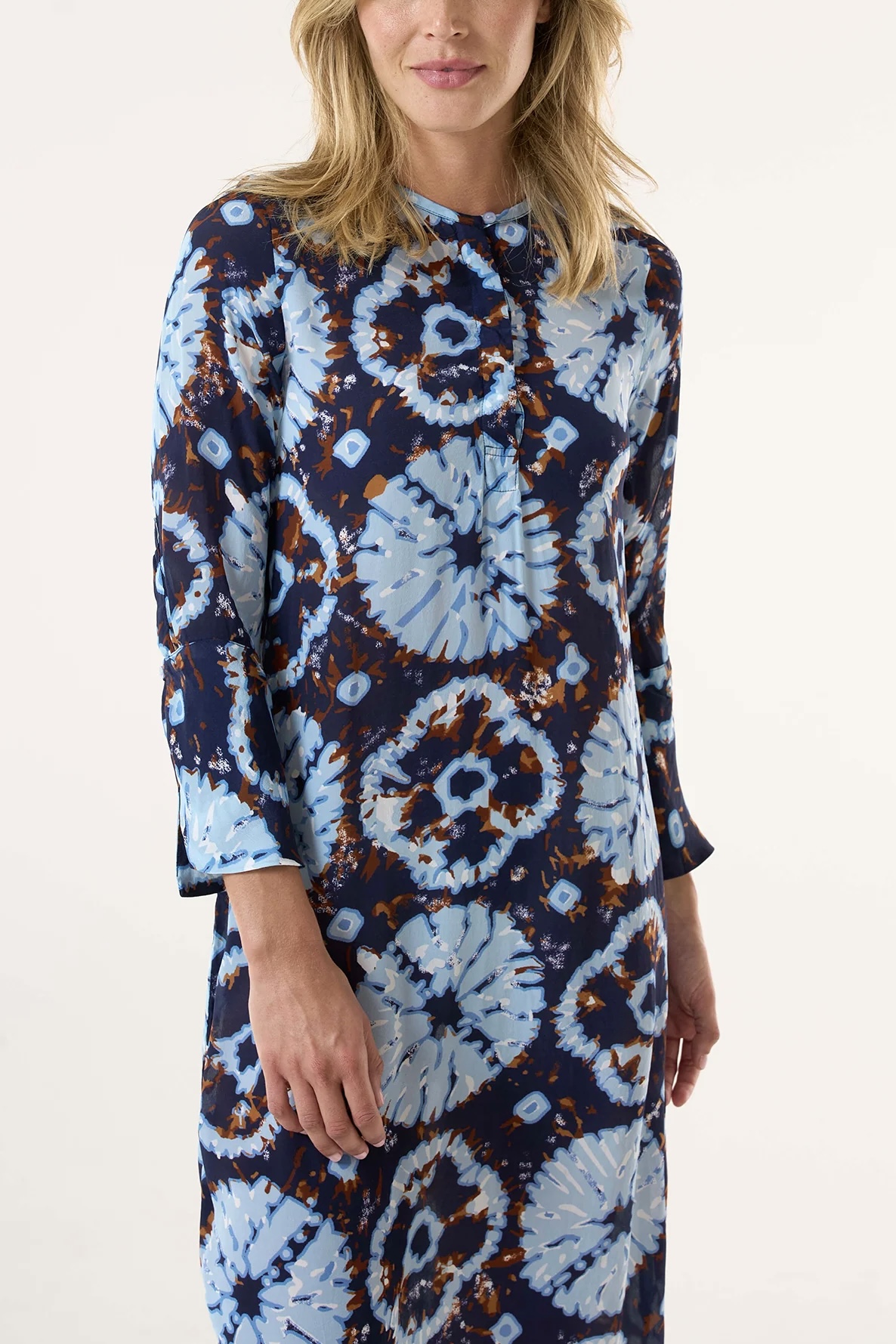 One Season - Long Genie Camogli Navy Viscose Navy - 4
