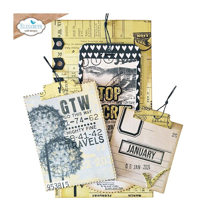 Elisabeth Craft Designs Clear Stamps - Planner Essentials Months