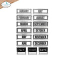 Elisabeth Craft Designs Clear Stamps - Planner Essentials Months