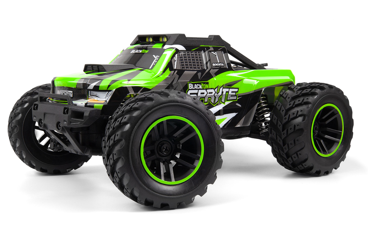 BLACKZON Spryte MT 1/20 4WD Electric Monster Truck - Grön