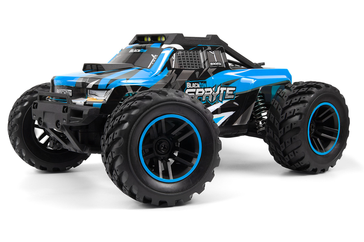 BLACKZON Spryte MT 1/20 4WD Electric Monster Truck - Blå