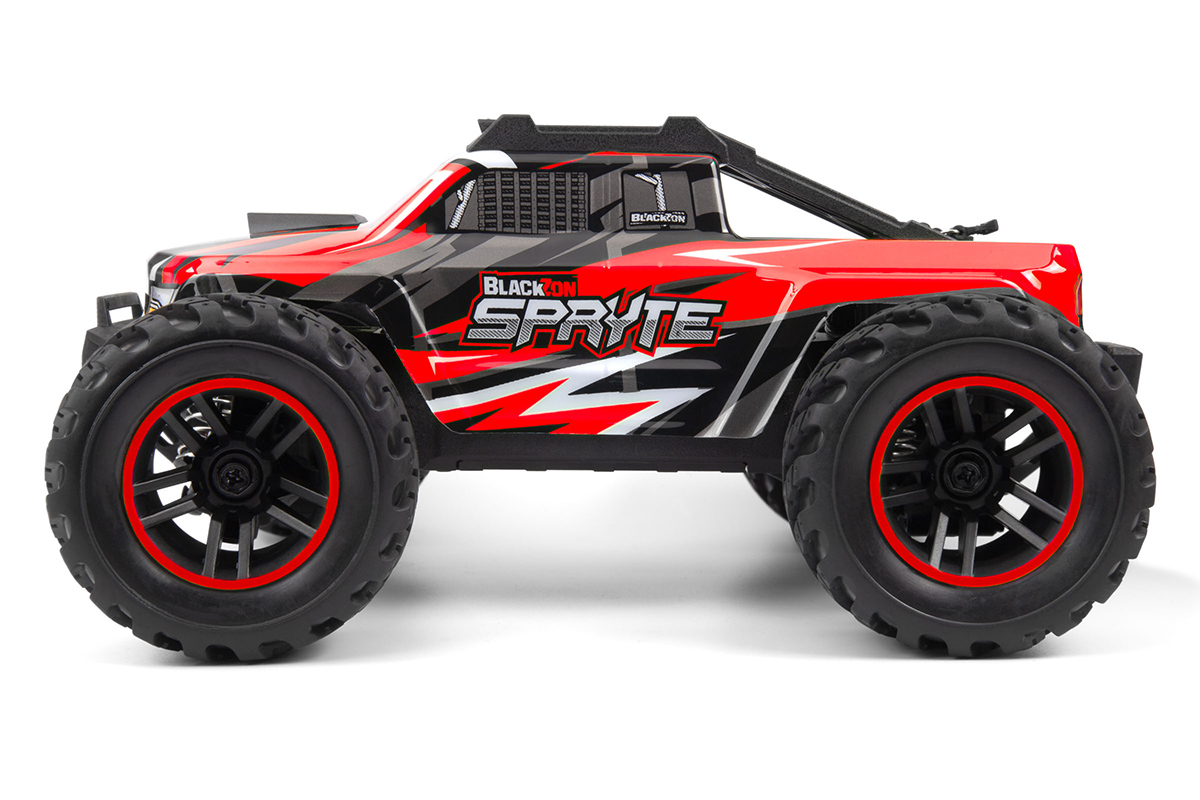 BLACKZON Spryte MT 1/20 4WD Electric Monster Truck - Red - 3