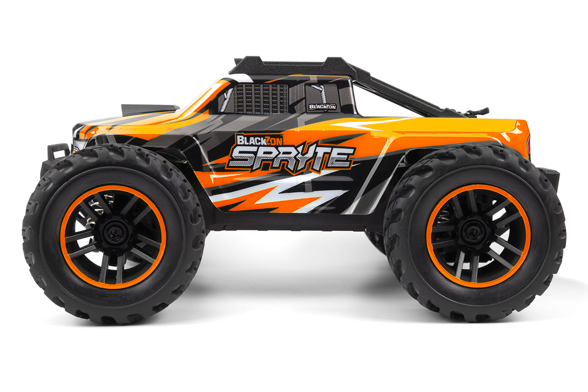 BLACKZON Spryte MT 1/20 4WD Electric Monster Truck - Orange - 3