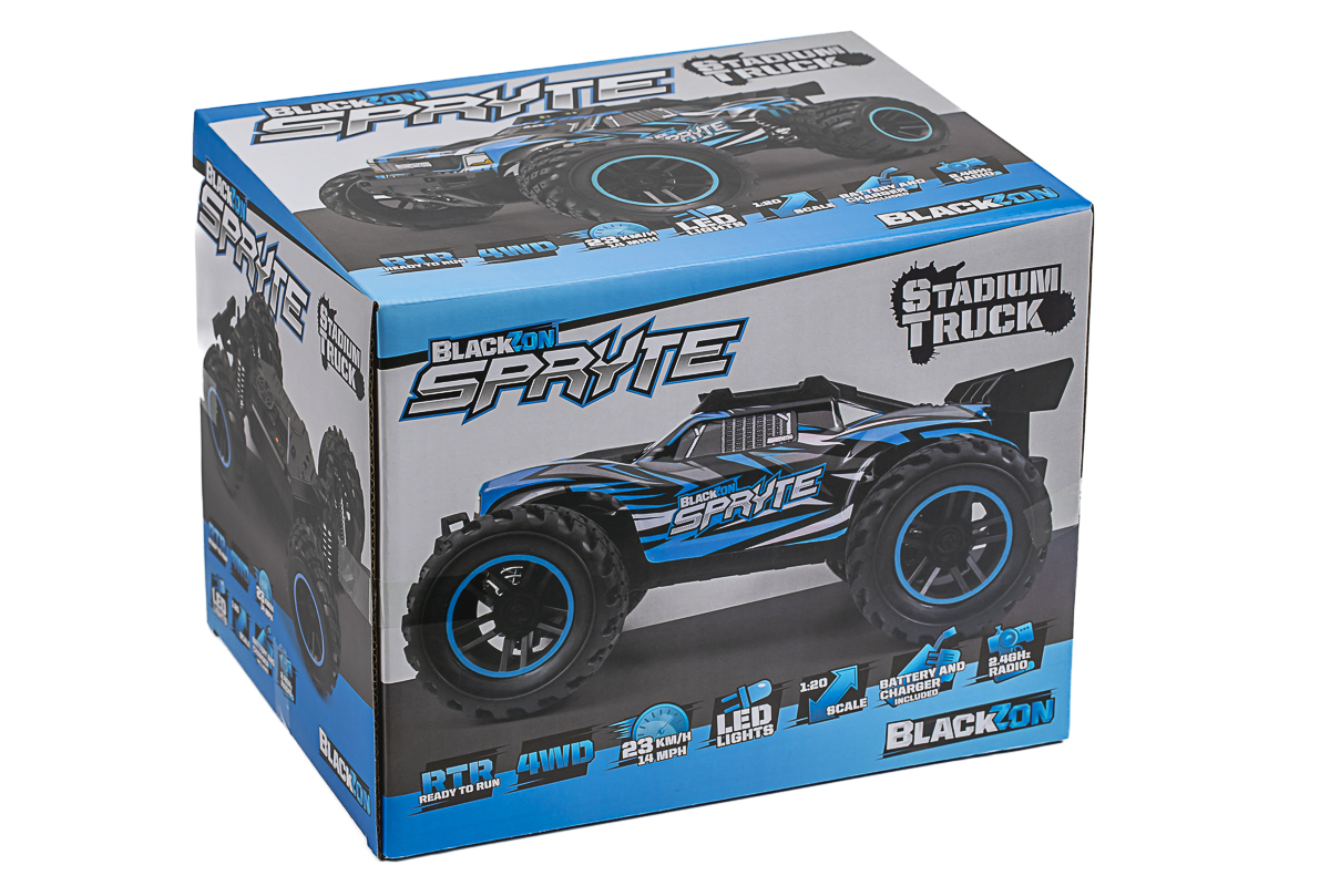 BLACKZON Spryte ST 1/20 4WD Electric Stadium Truck - Blue - 2